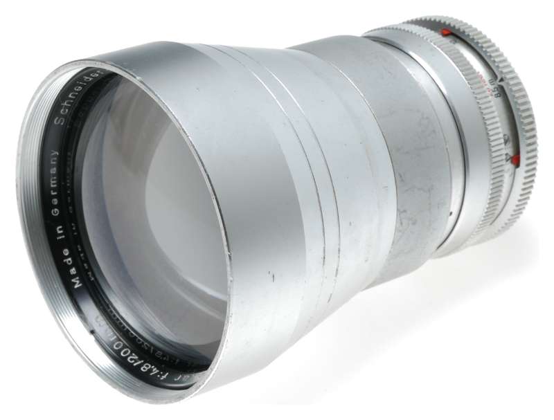 Schneider Retina-Tele-Xenar f:4.8/200mm Kodak R Mount Lens Hood Case