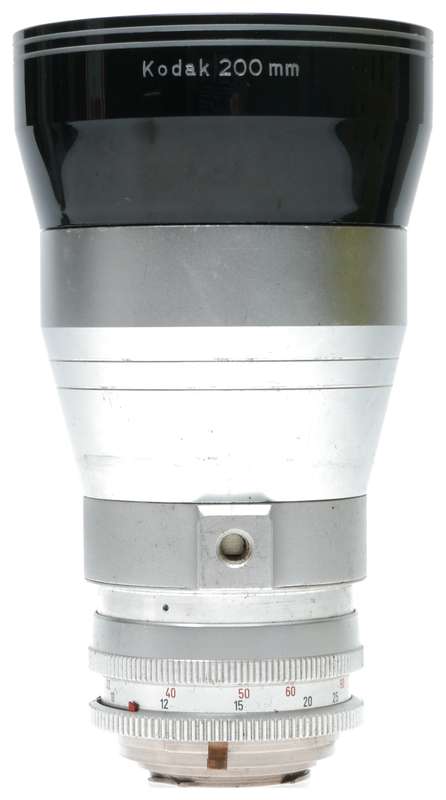 Schneider Retina-Tele-Xenar f:4.8/200mm Kodak R Mount Lens Hood Case