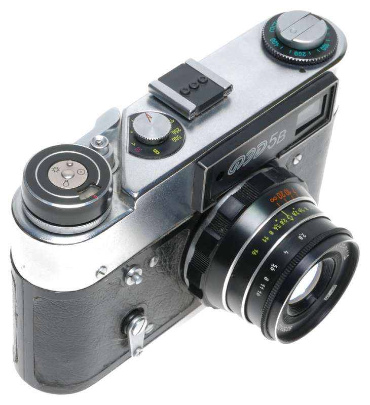 Fed 5B 35mm Rangefinder Camera M39 Industar-61 L/D 2.8/55 USSR