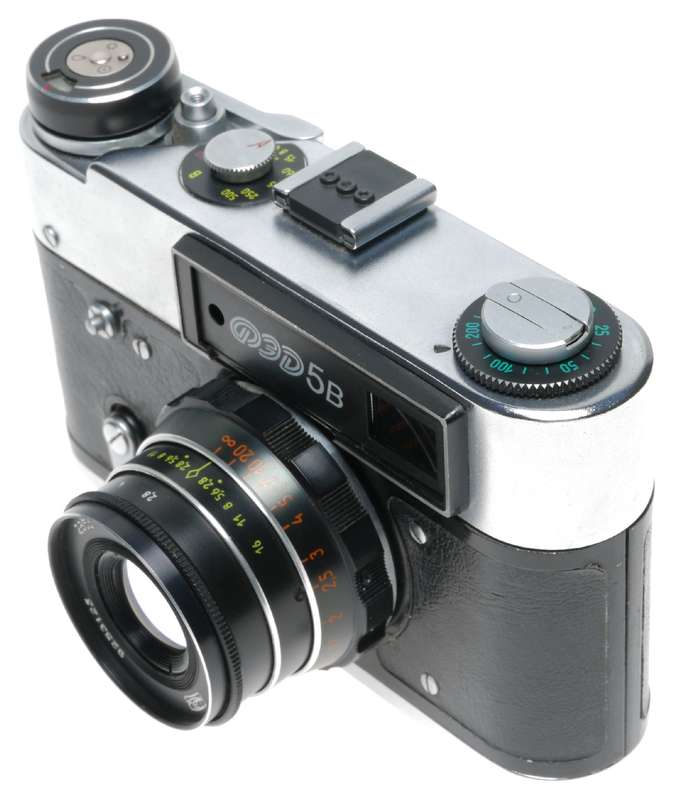 Fed 5B 35mm Rangefinder Camera M39 Industar-61 L/D 2.8/55 USSR
