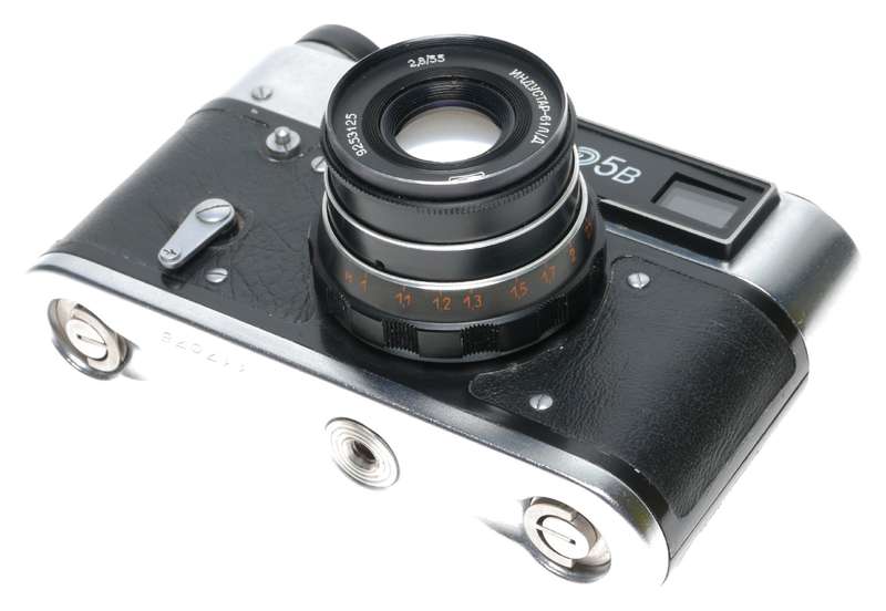 Fed 5B 35mm Rangefinder Camera M39 Industar-61 L/D 2.8/55 USSR