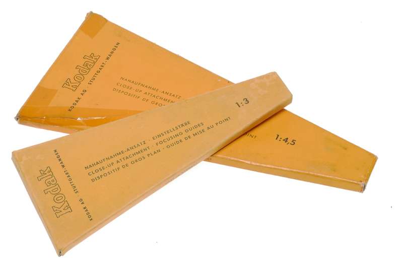 Kodak Retina Camera Close-Up Attachment Focusing Guides 1:3 1:4.5