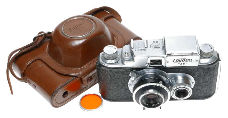 Tougodo Toyoca Flex 35 TLR Camera 2nd Version Owla Anastigmat 1:3.5 f=4.5cm