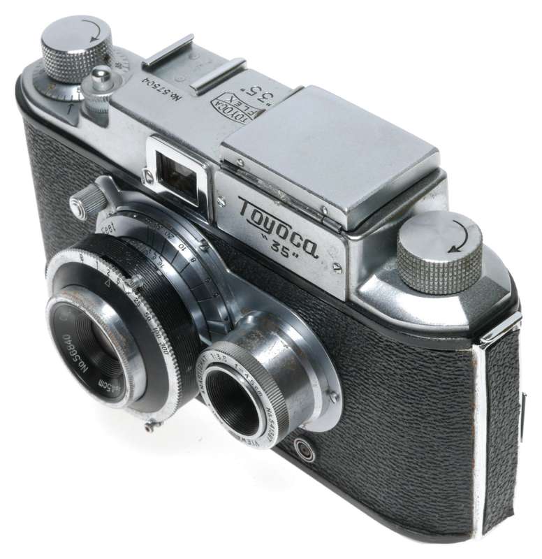 Tougodo Toyoca Flex 35 TLR Camera 2nd Version Owla Anastigmat 1:3.5 f=4.5cm