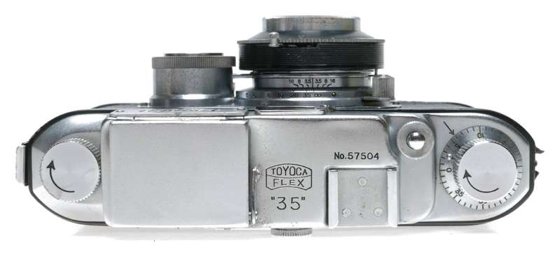 Tougodo Toyoca Flex 35 TLR Camera 2nd Version Owla Anastigmat 1:3.5 f=4.5cm