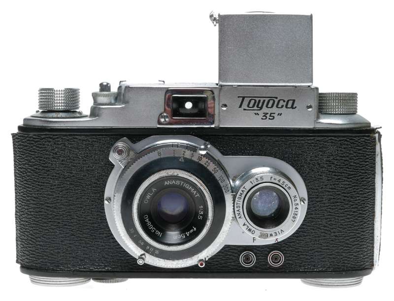 Tougodo Toyoca Flex 35 TLR Camera 2nd Version Owla Anastigmat 1:3.5 f=4.5cm