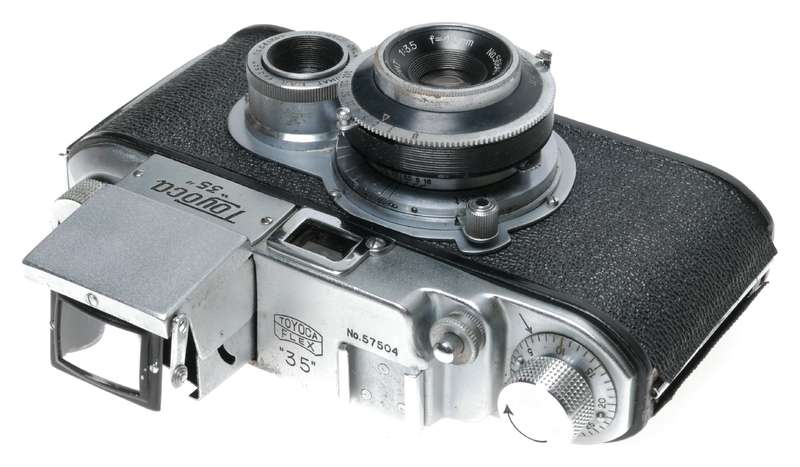 Tougodo Toyoca Flex 35 TLR Camera 2nd Version Owla Anastigmat 1:3.5 f=4.5cm