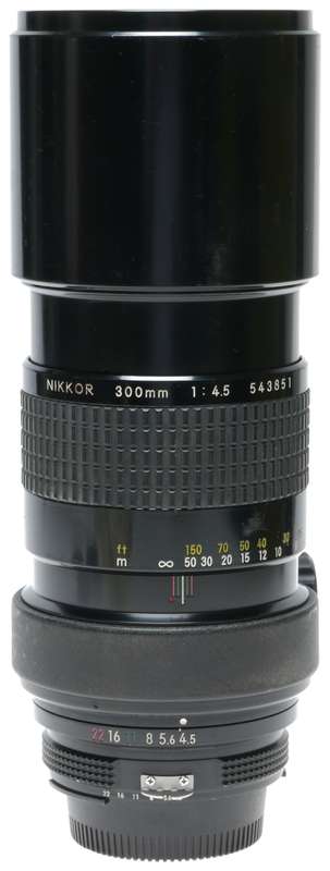 Nikon Nikkor 300mm 1:4.5 AI SLR Camera Telephoto Lens