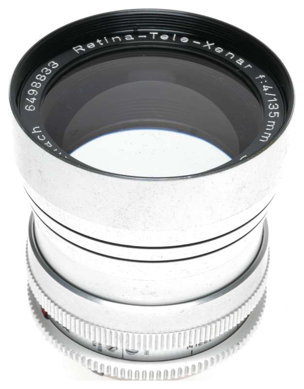 Schneider Kodak Retina-Tele-Xenar f:4/135mm Reflex Mount Camera Lens