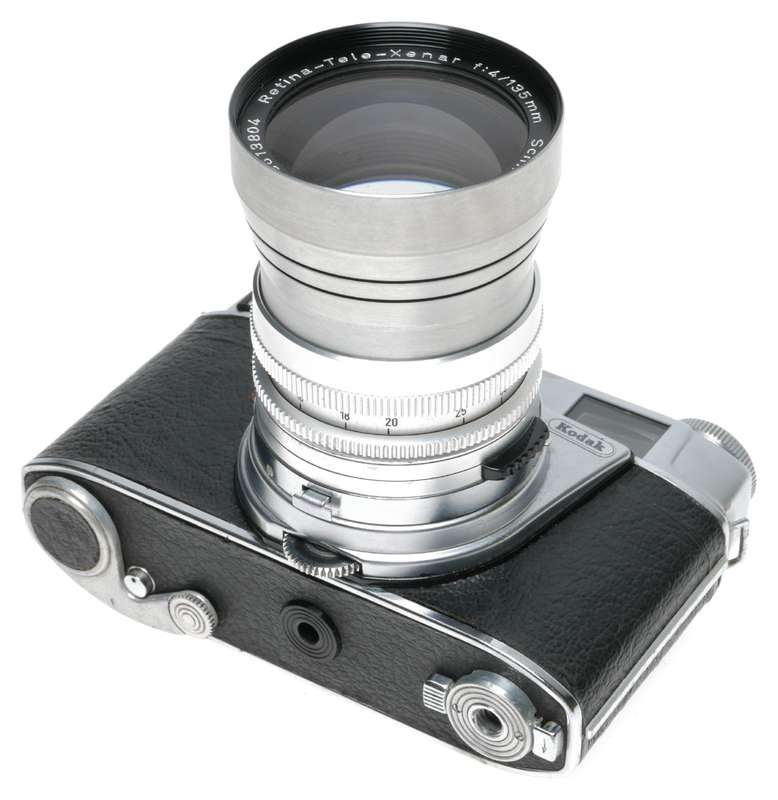Kodak Retina IIIS Type 027 Rangefinder Camera Tele-Xenar f:4/135mm