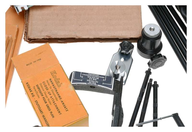 Kodak Retina Copying Stand Kit Glass Camera Platform C Close-Up Attachments