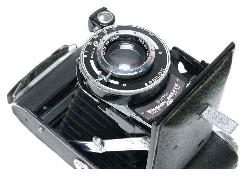 Ensign 420 Selfix Pocket Folding Camera Ensar Anastigmat 4.5/105mm