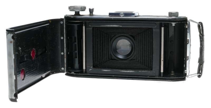 Ensign 420 Selfix Pocket Folding Camera Ensar Anastigmat 4.5/105mm
