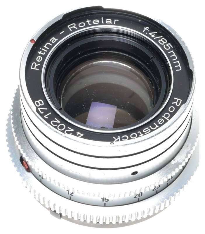 Rodenstock Retina-Rotelar f:4/85mm Kodak S Camera DKL-Mount Lens