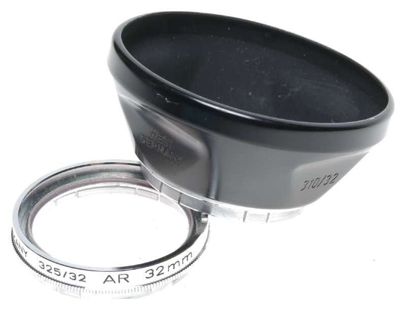 Voigtlander 310/32 Clip-on Camera Lens Shade Hood 325/32 SF Filter