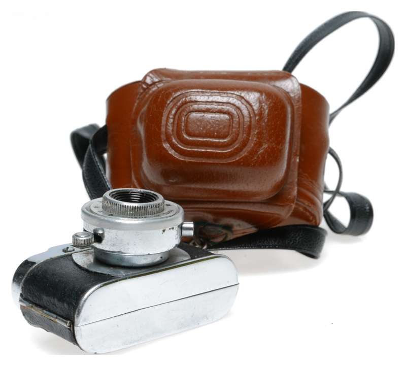 Tougodo Hit Sub Miniature 17.5mm Film Camera in Pouch