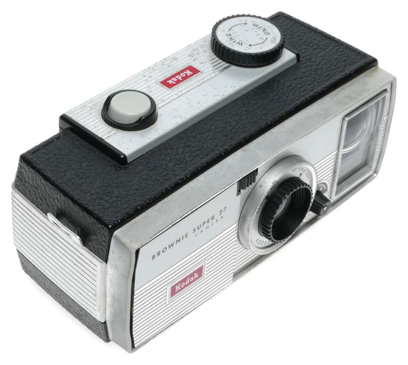 Kodak Brownie Super 27 4x4cm 127 Film Camera Kodar Lens f/8