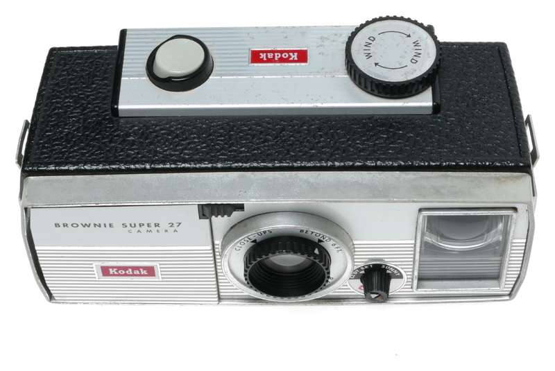 Kodak Brownie Super 27 4x4cm 127 Film Camera Kodar Lens f/8
