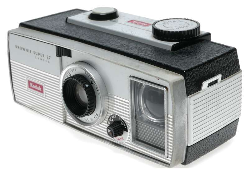 Kodak Brownie Super 27 4x4cm 127 Film Camera Kodar Lens f/8