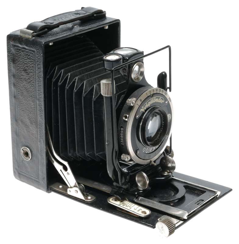 Voigtlander Avus 6x9 Plate Folding Camera Skopar 1:4.5 F=10.5cm