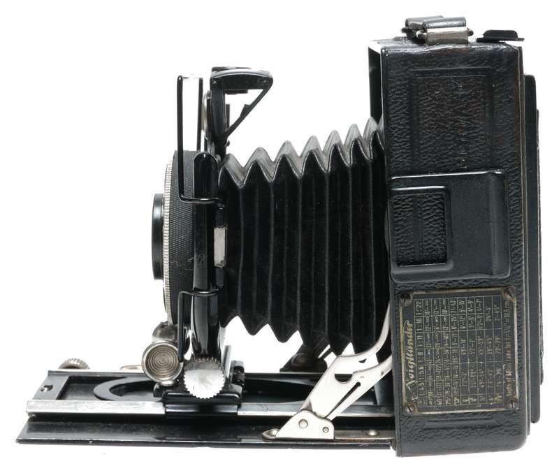 Voigtlander Avus 6x9 Plate Folding Camera Skopar 1:4.5 F=10.5cm