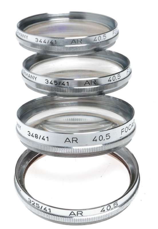 Voigtlander 40.5 AR Focar Lenses 344 345 348 SF Filter 325/41