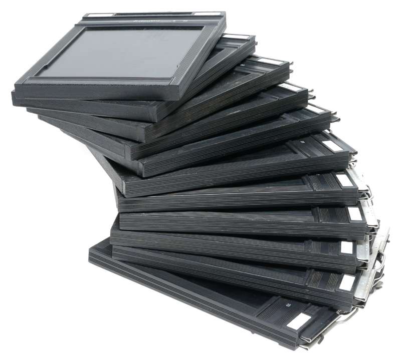 Linhof 4x5 Inch x12 Cutfilm Holders Technika Camera Masks Instructions