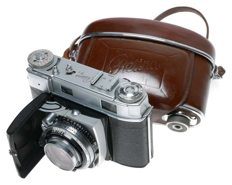 Kodak Retina IIIc Type 021 Model 1 Folding Camera Xenon C f:2/50mm
