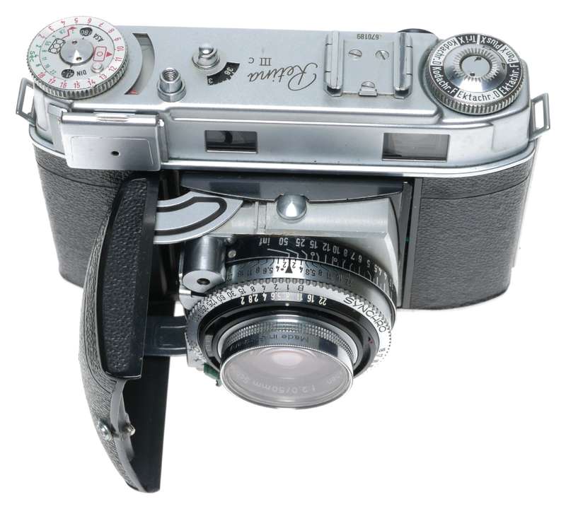 Kodak Retina IIIc Type 021 Model 1 Folding Camera Xenon C f:2/50mm