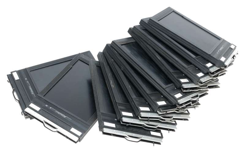 Linhof 4x5 Inch x12 Cutfilm Holders Technika Camera Masks Instructions