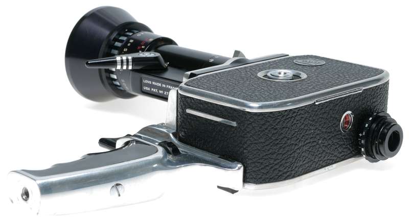 Bolex P1 Zoom Reflex camera 8mm Som Berthiot Cinor lens cased