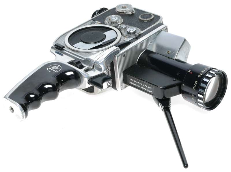 8mm Bolex P1 Zoom Reflex camera Som Berthiot Cinor lens case