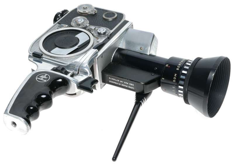 8mm Bolex P1 Zoom Reflex camera Som Berthiot Cinor lens case