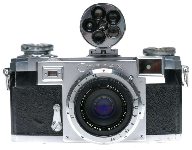 Zeiss Opton Contax IIa H.M.S "The Queen" camera edition 3 lenses RARE