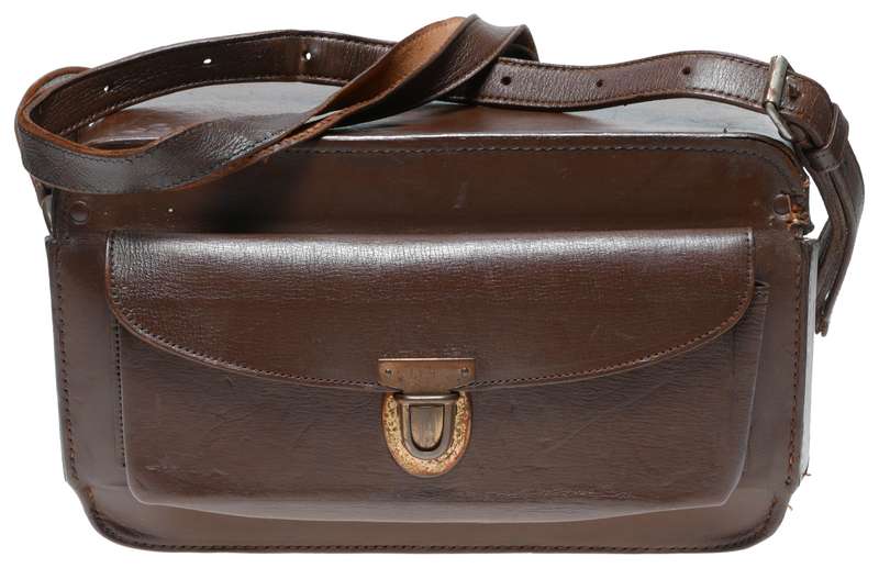 Leica original Leitz leather camera shoulder bag from the 1950's