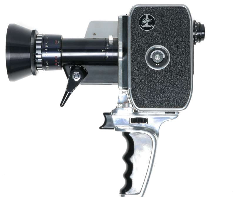 Bolex P1 Zoom Reflex camera 8mm Som Berthiot Cinor lens cased
