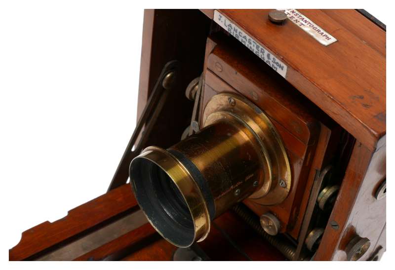 Lancaster Son Instantograph Ca. 1935 wooden camera OPTIMUS