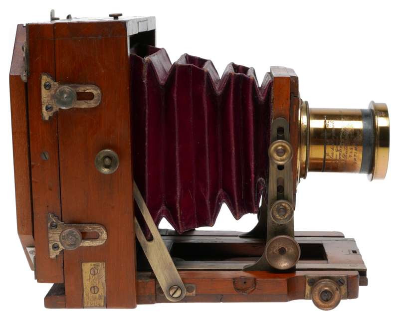 Lancaster Son Instantograph Ca. 1935 wooden camera OPTIMUS