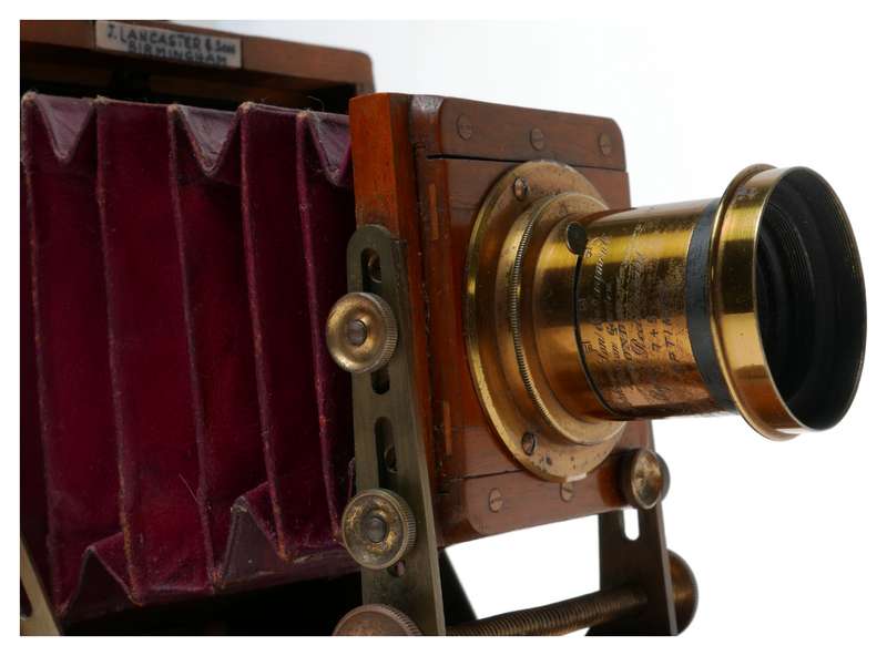 Lancaster Son Instantograph Ca. 1935 wooden camera OPTIMUS