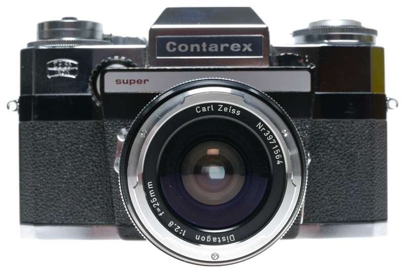 Zeiss Contarex Super SLR film camera 3 lenses and lots more