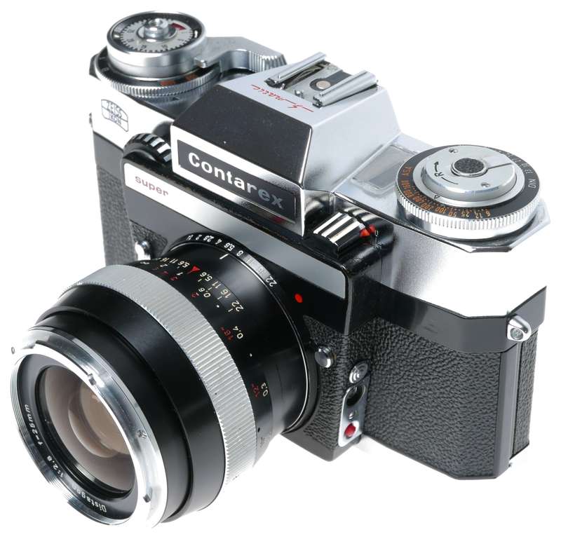 Zeiss Contarex Super SLR film camera 3 lenses and lots more