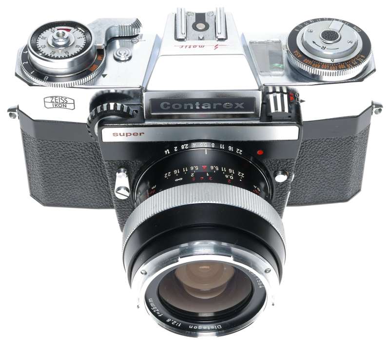 Zeiss Contarex Super SLR film camera 3 lenses and lots more