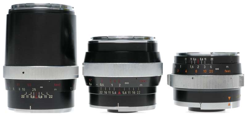 Zeiss Contarex Super SLR film camera 3 lenses and lots more