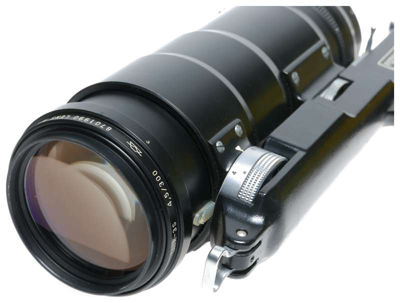 PhotoSnaiper 12 Camera Zoom 4.5/300mm lens and Grip brace set USSR