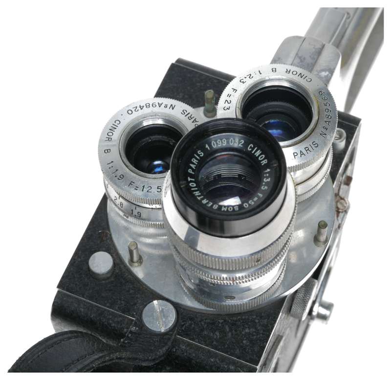 Leveque L.D. 8mm Cine camera full set of 4x Som Berthiot lenses