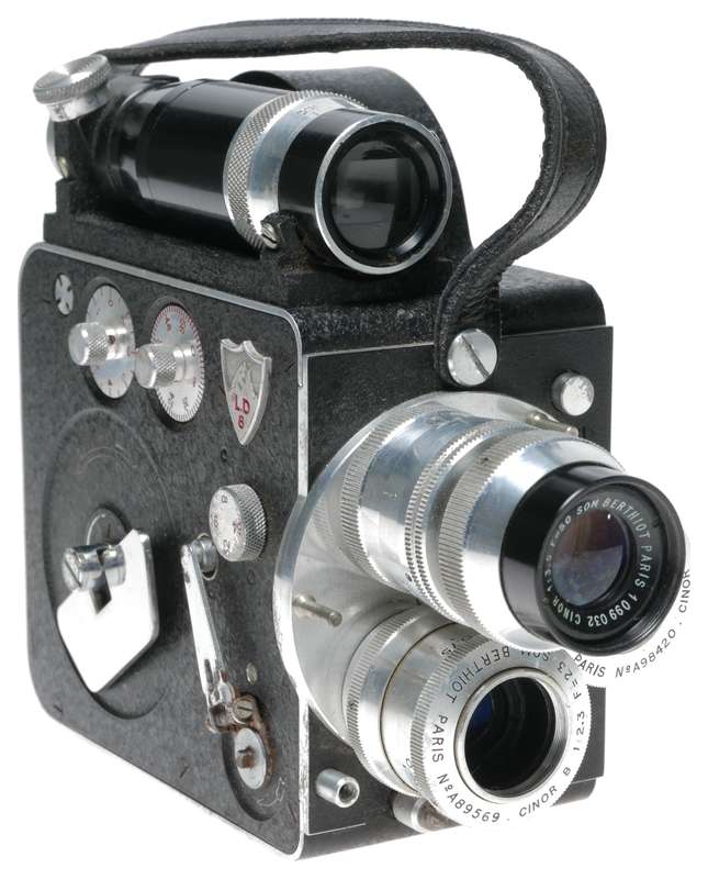 Leveque L.D. 8mm Cine camera full set of 4x Som Berthiot lenses