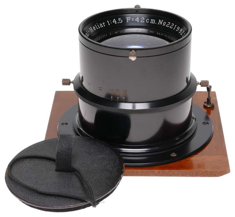 Voigtlander Heliar-Universal 1:4.5 f=42cm Stella Globus 8x10 camera