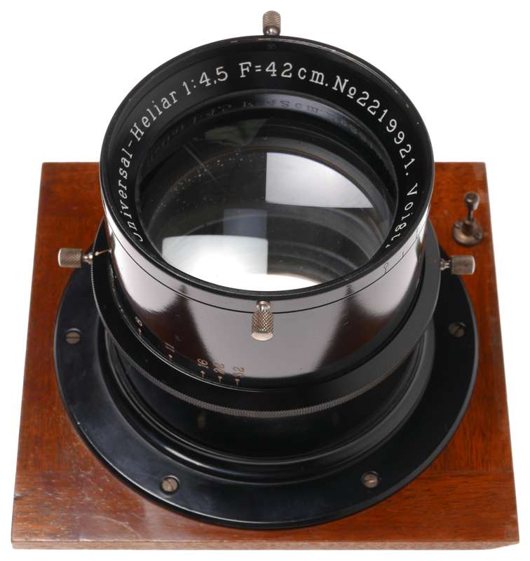 Voigtlander Heliar-Universal 1:4.5 f=42cm Stella Globus 8x10 camera