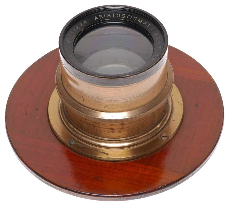 Field camera wood 8x10 Hugo Meyer Goerlitz f6 f270mm Aristostigmat lens