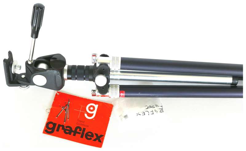 Graflex camera tripod original full length pan tilt head